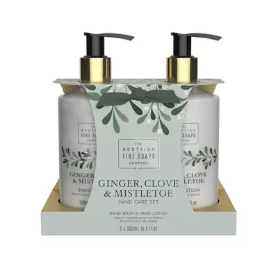 Scottish Fine Soaps Dárková sada péče o ruce Zázvor, Hřebíček & Jmelí