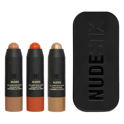 Nudestix Dárková sada dekorativní kosmetiky Beachy Nudes 3 ks