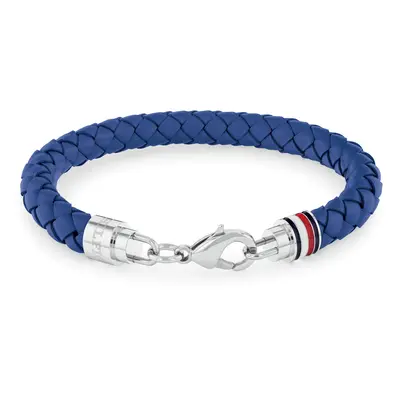 Tommy Hilfiger Elegantní pánský náramek z modré kůže 2790548