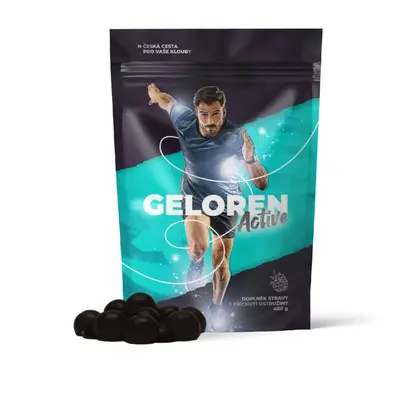 Geloren Geloren ACTIVE kloubní výživa s příchutí ostružiny 400 g (90 ks)