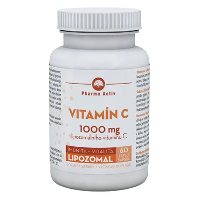 Pharma Activ Lipozomální vitamín C 1000 mg 60 kapslí