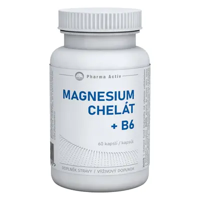 Pharma Activ Magnesium chelát + B6 60 kapslí