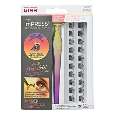 KISS Umělé trsové řasy imPRESS Press on Falsies Kit 02