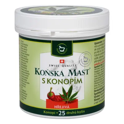 Herbamedicus Koňská mast hřejivá s konopím 250 ml