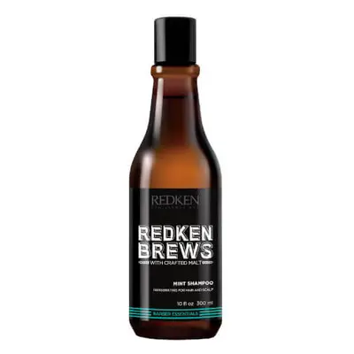 Redken Povzbuzující mentolový šampon na vlasy pro muže Brews (Mint Shampoo) 300 ml