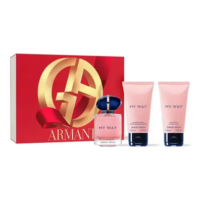 Giorgio Armani My Way - EDP 50 ml (plnitelná) + tělové mléko 50 ml + sprchový gel 50 ml