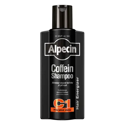 Alpecin Kofeinový šampon proti vypadávání vlasů C1 Black Edition (Coffein Shampoo) 375 ml