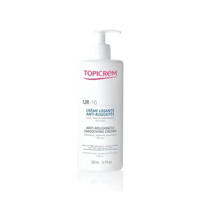 Topicrem Tělový krém na hrubou a suchou pokožku UR10 (Anti Roughness Smoothing Cream) 500 ml