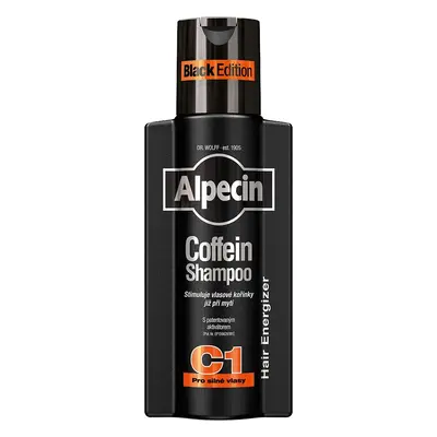 Alpecin Kofeinový šampon proti vypadávání vlasů C1 Black Edition (Coffein Shampoo) 250 ml