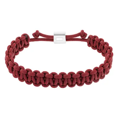 Tommy Hilfiger Červený paracord náramek Braided 2790494