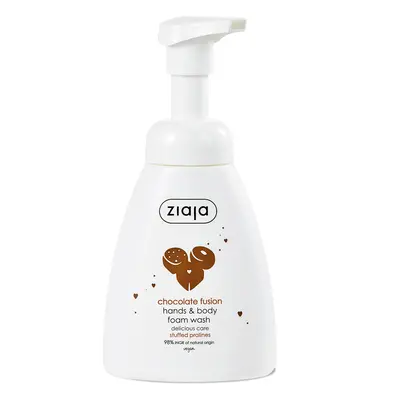 Ziaja Pěnové mýdlo na ruce a tělo Chocolate Fusion (Hand & Body Foam Wash) 250 ml