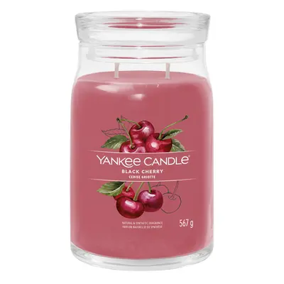 Yankee Candle Aromatická svíčka Signature sklo velké Black Cherry 567 g