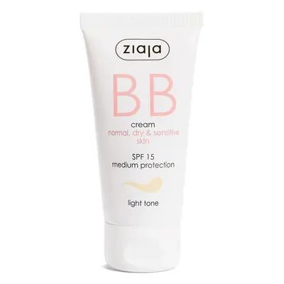 Ziaja BB krém pro normální, suchou a citlivou pleť SPF 15 Light Tone (BB Cream) 50 ml