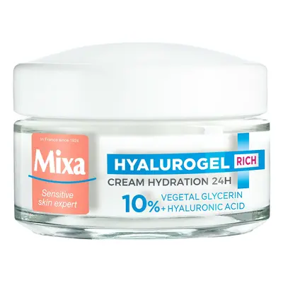 Mixa Intenzivně hydratační denní krém (Hyalurogel Rich Cream) 50 ml