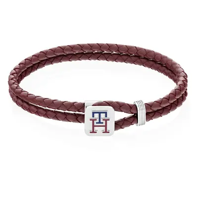 Tommy Hilfiger Slušivý kožený náramek Monogram 2790533