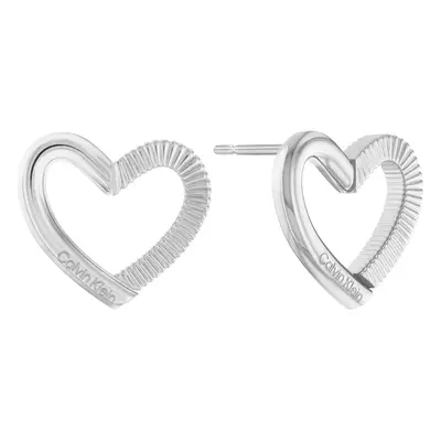 Calvin Klein Půvabné ocelové náušnice Srdíčka Minimalist Hearts 35000390