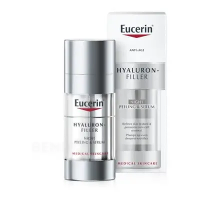 Eucerin Noční obnovující a vyplňující sérum Hyaluron Filler (Night Peeling & Serum) 30 ml