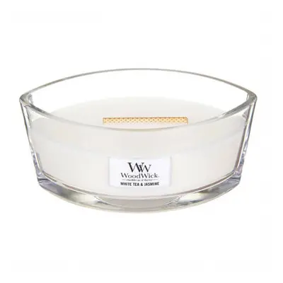 WoodWick Vonná svíčka loď White Tea & Jasmine 453,6 g