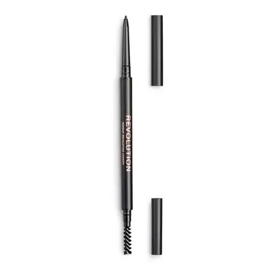 Revolution Precizní tužka na obočí s kartáčkem (Precise Brow Pencil) 0,05 g Dark Brown