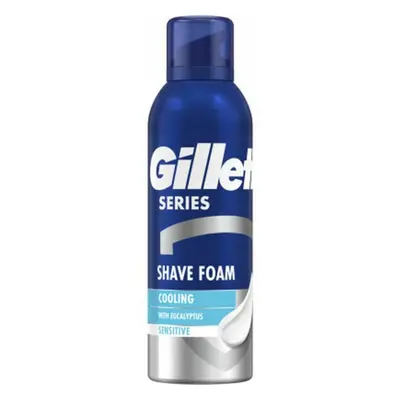 Gillette Chladivá pěna na holení Series Sensitive Eucalyptus (Cooling Shave Foam) 200 ml