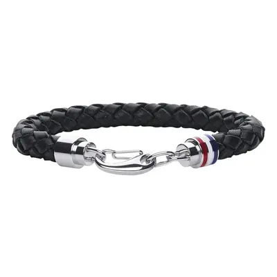 Tommy Hilfiger Stylový náramek z černé kůže 2700510