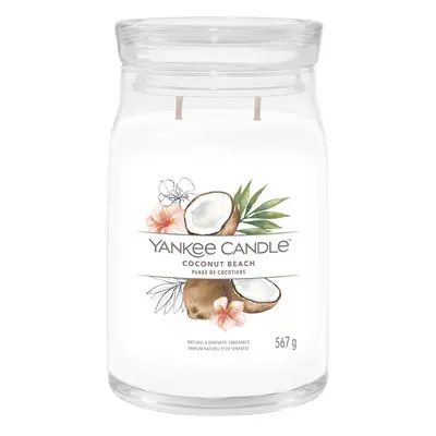 Yankee Candle Aromatická svíčka Signature sklo velké Coconut Beach 567 g