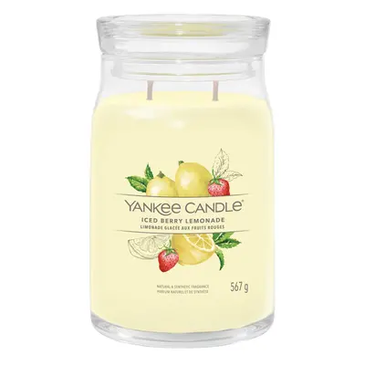 Yankee Candle Aromatická svíčka Signature sklo velké Iced Berry Lemonade 567 g