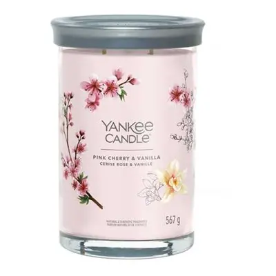 Yankee Candle Aromatická svíčka Signature tumbler velký Pink Cherry & Vanilla 567 g