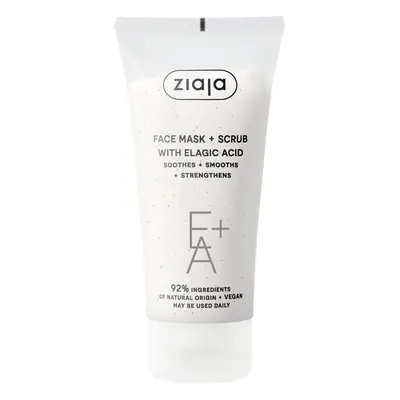 Ziaja Peelingová maska s kyselinou ellagovou (Face Mask + Scrub) 55 ml