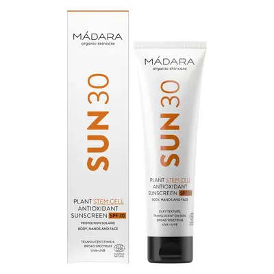 MÁDARA Krém na opalování Plant Stem Cell Antioxidant Sunscreen SPF 30 100 ml