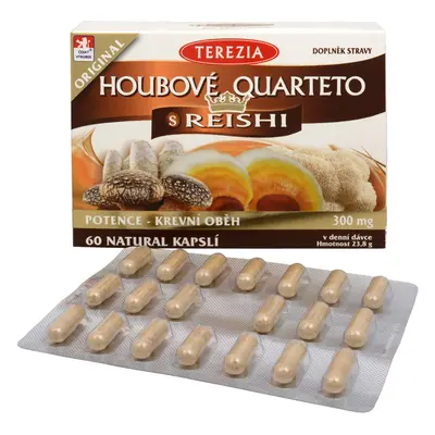 Terezia Company Houbové Quarteto s reishi 60 kapslí