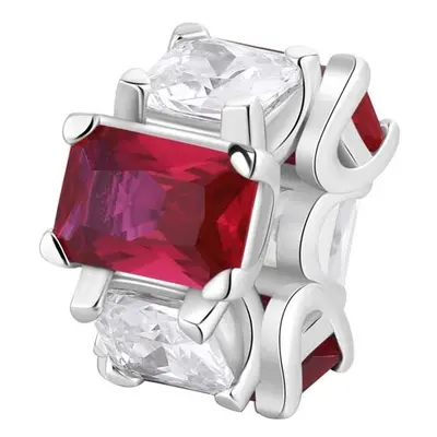 Brosway Blyštivý stříbrný přívěsek Fancy Passion Ruby FPR02