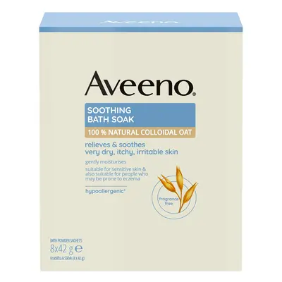 Aveeno Zklidňující ovesná koupel (Soothing Bath Soak) 8 x 42 g