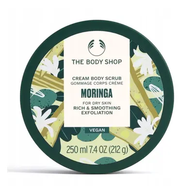 The Body Shop Tělový peeling pro suchou pokožku Moringa (Body Scrub) 250 ml