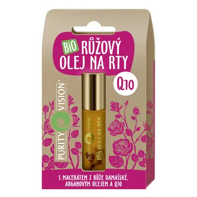 Purity Vision Bio Růžový olej na rty Q10 10 ml