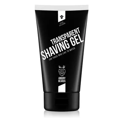 Angry Beards Gel na holení Jack Saloon (Transparent Shaving Gel) 150 ml