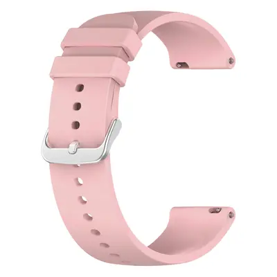 4wrist Univerzální silikonový řemínek se stříbrnou sponou 22 mm - Pink