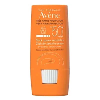 Avène Ochranná tyčinka na citlivá místa SPF 50+ Sun (Stick for Sensitive Areas) 8 g