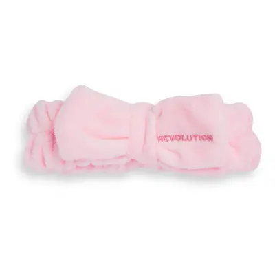 Revolution Skincare Kosmetická čelenka Pretty Pink Bow