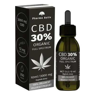 Pharma Activ CBD 30% Organic 3000 mg Full Spectrum 10 ml