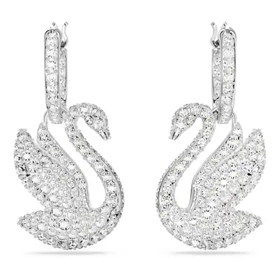 Swarovski Slušivé labutí náušnice 2v1 Iconic Swan 5647545