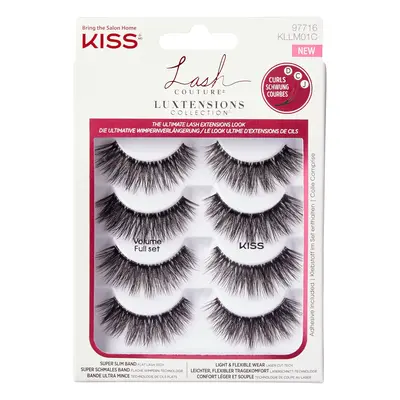 KISS Umělé řasy LuXtension Multipack Volume Full Set