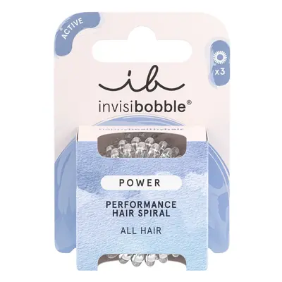 Invisibobble Gumička do vlasů Power Crystal Clear 3 ks