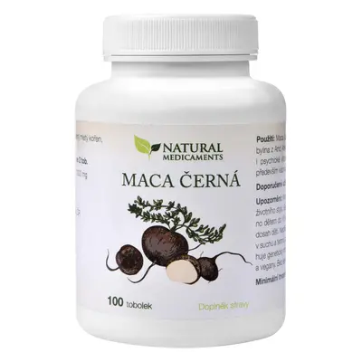 Natural Medicaments Maca černá 100 kapslí