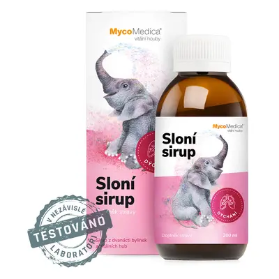 MycoMedica Sloní sirup 200 ml + tetovačky ZDARMA