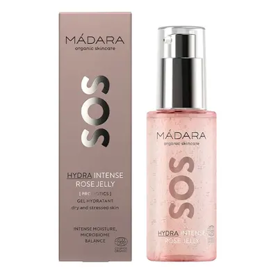 MÁDARA Intenzivní hydratační hyaluronový gel s růžovou vodou SOS Hydra (Intense Rose Jelly) 75 m