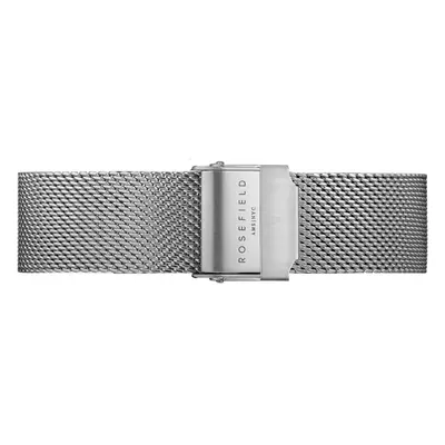 Rosefield Tribeca Mesh Silver Strap