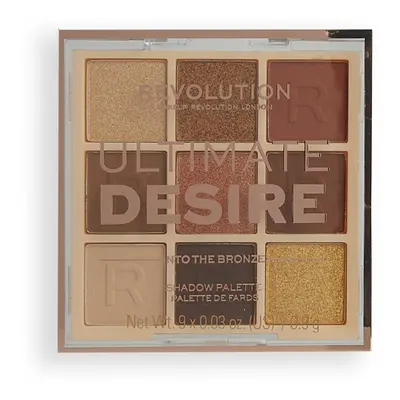 Revolution Paletka očních stínů Ultimate Desire Shadow Palette Into the Bronze 8,1 g