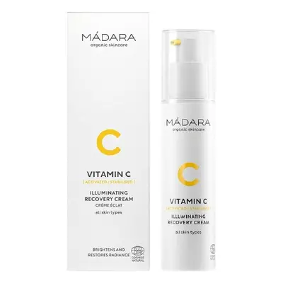 MÁDARA Rozjasňující pleťový krém Vitamin C (Illuminating Recovery Cream) 50 ml