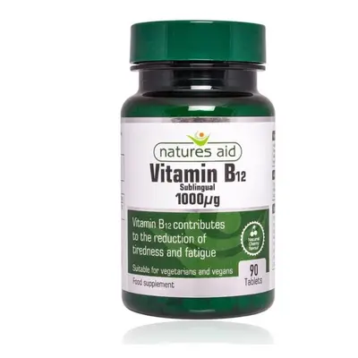 Natures Aid Vitamin B12 - 1000 mcg - sublingvální 90 tablet